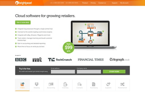 Brightpearl Screenshot