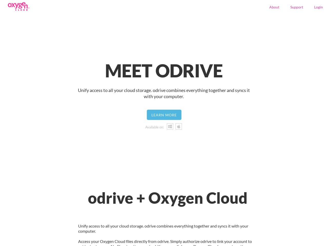 Oxygen Cloud Screenshot