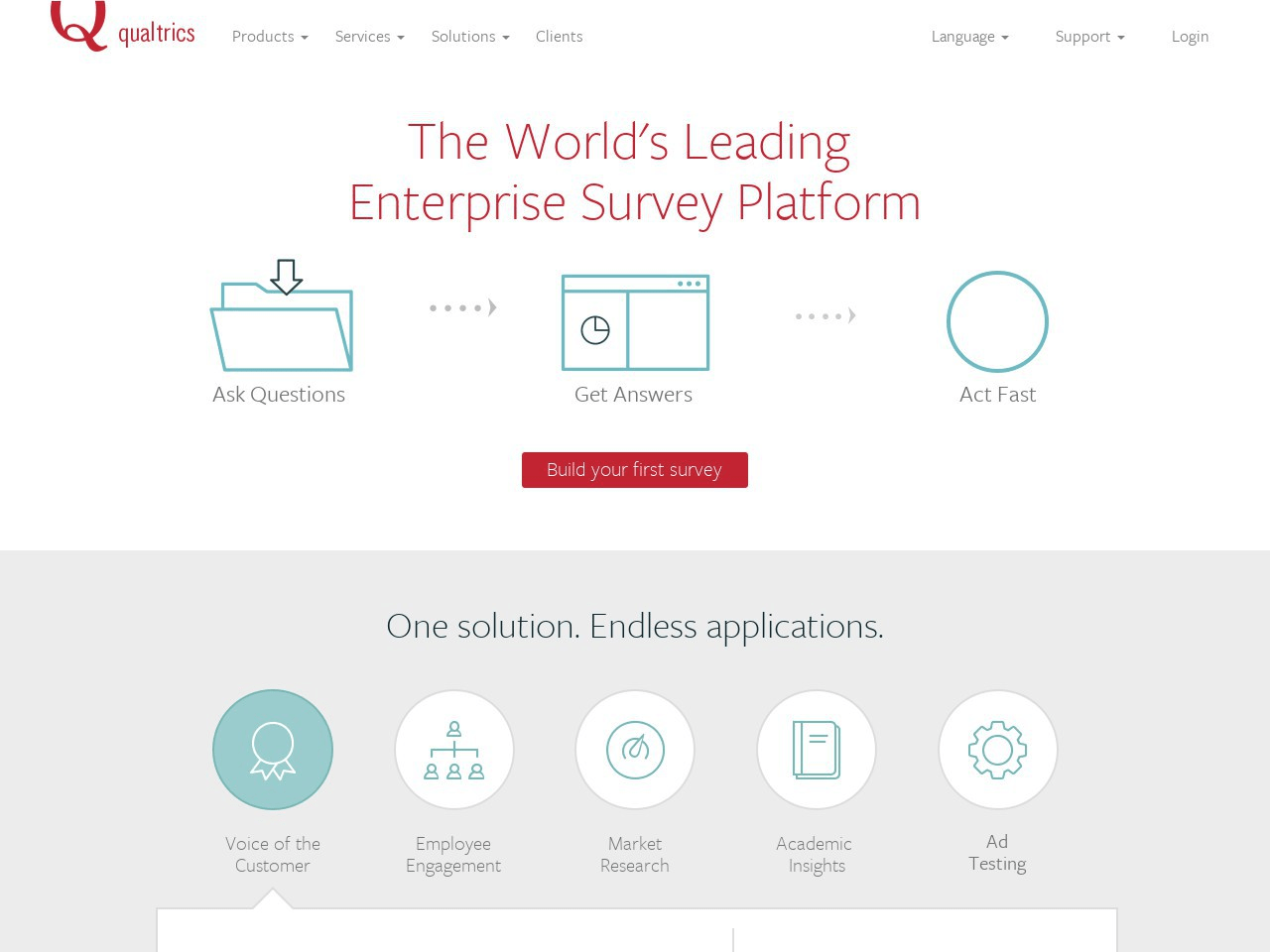 Qualtrics Screenshot