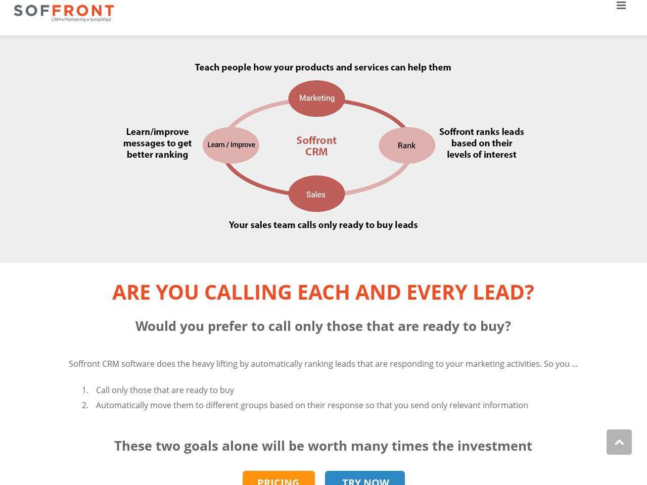 Soffront Small Business CRM Screenshot