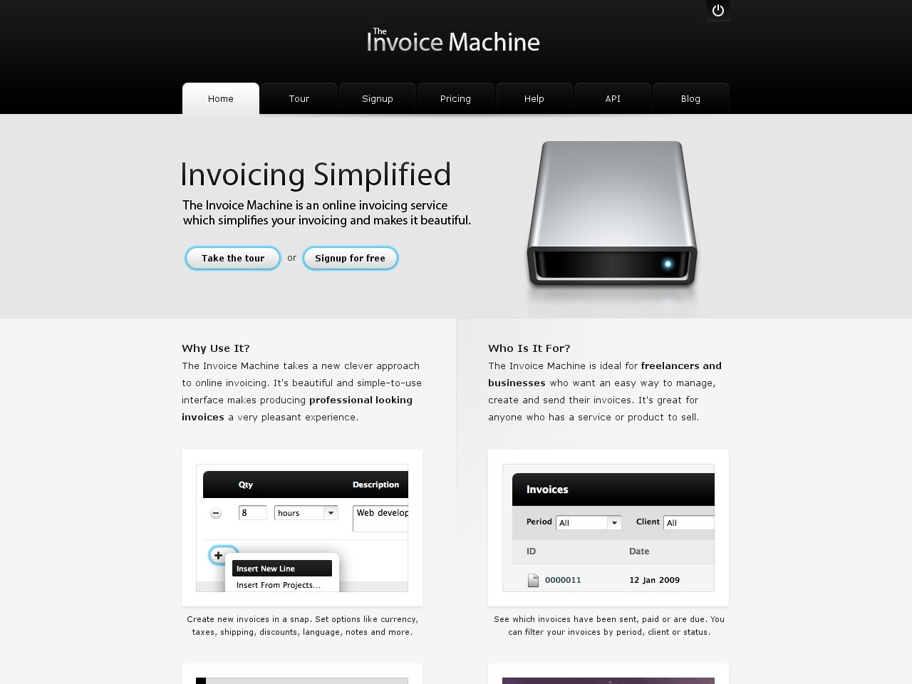 Invoicemachine Screenshot