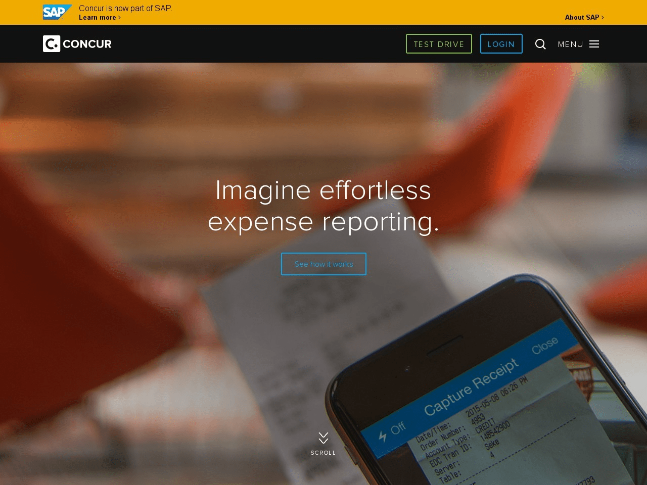 Concur Screenshot