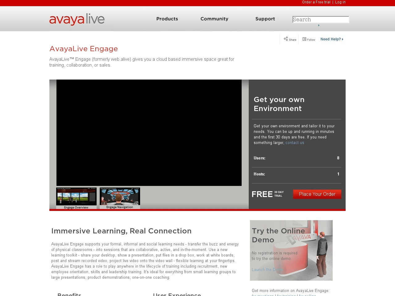 AvayaLive Engage Screenshot