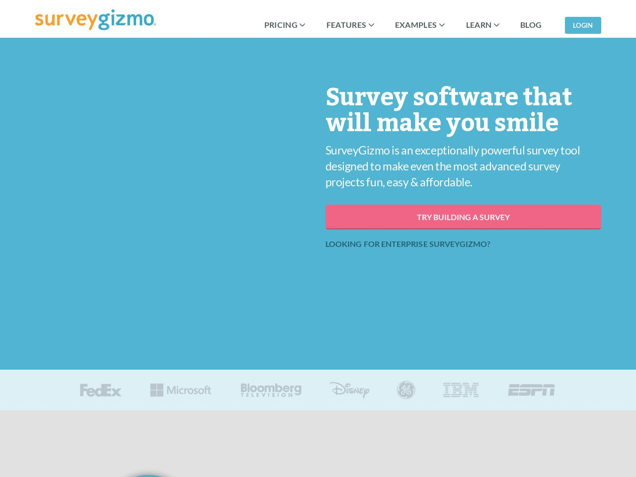 SurveyGizmo Screenshot