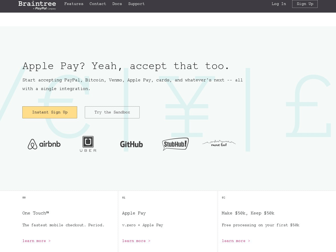 Braintree Screenshot