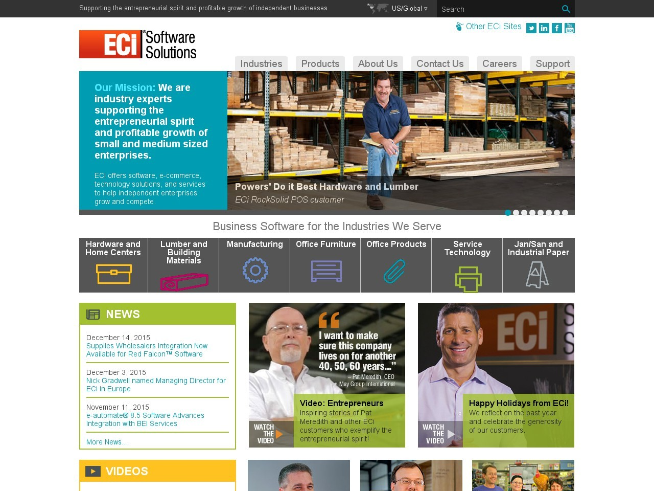ECi Software Solutions Screenshot