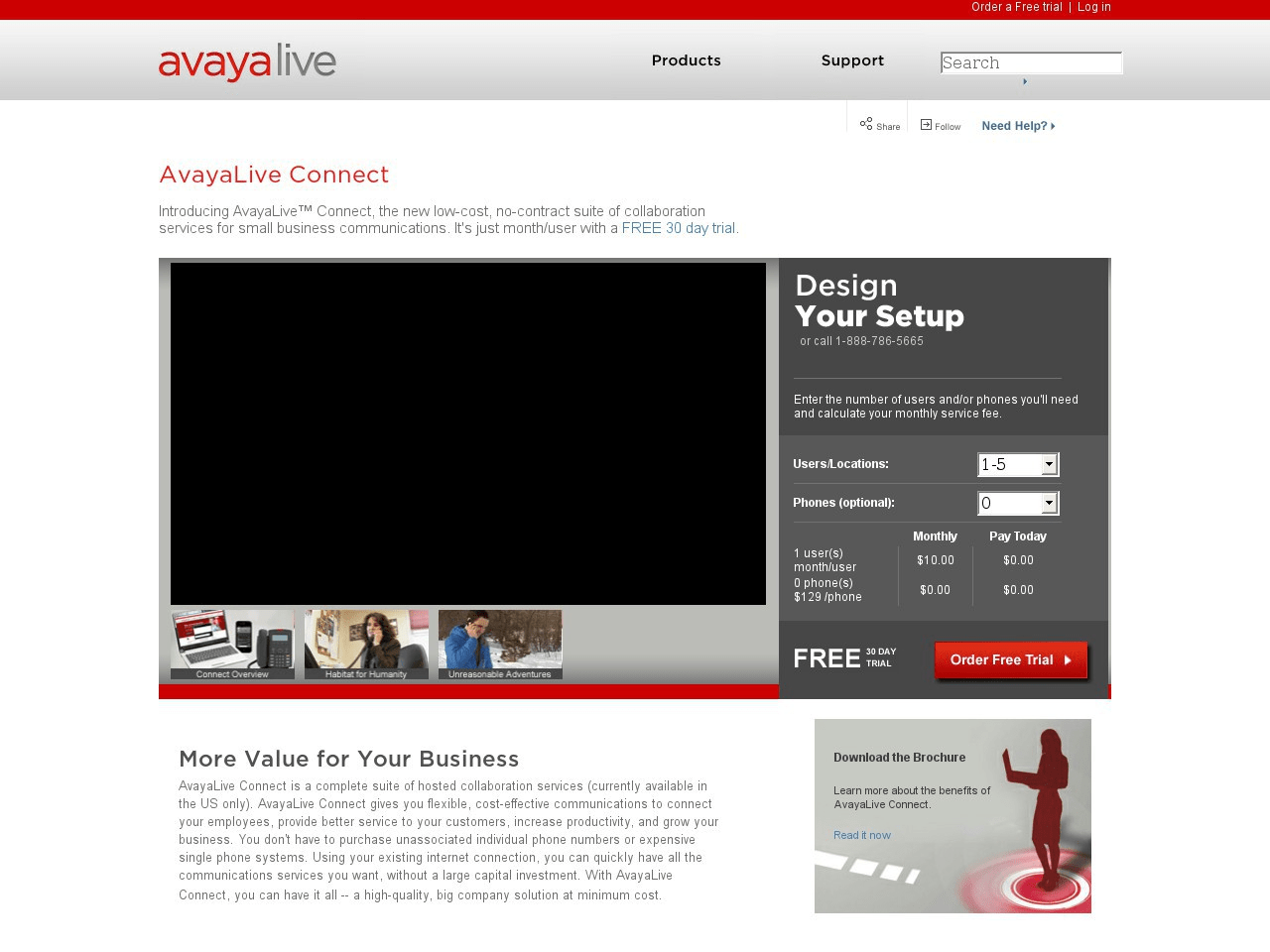 AvayaLive Connect Screenshot