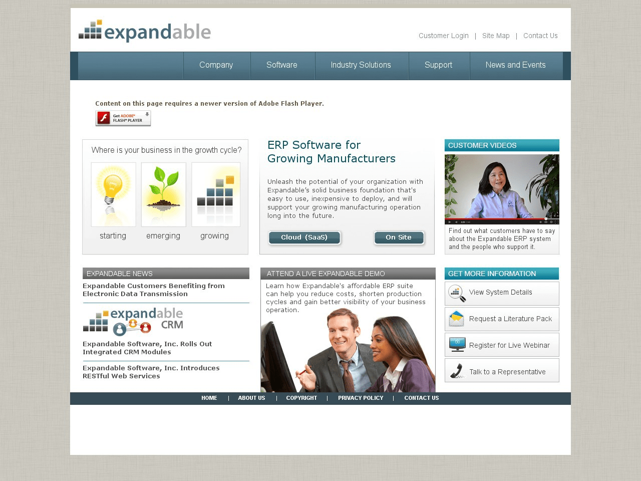 Expandable Software Screenshot