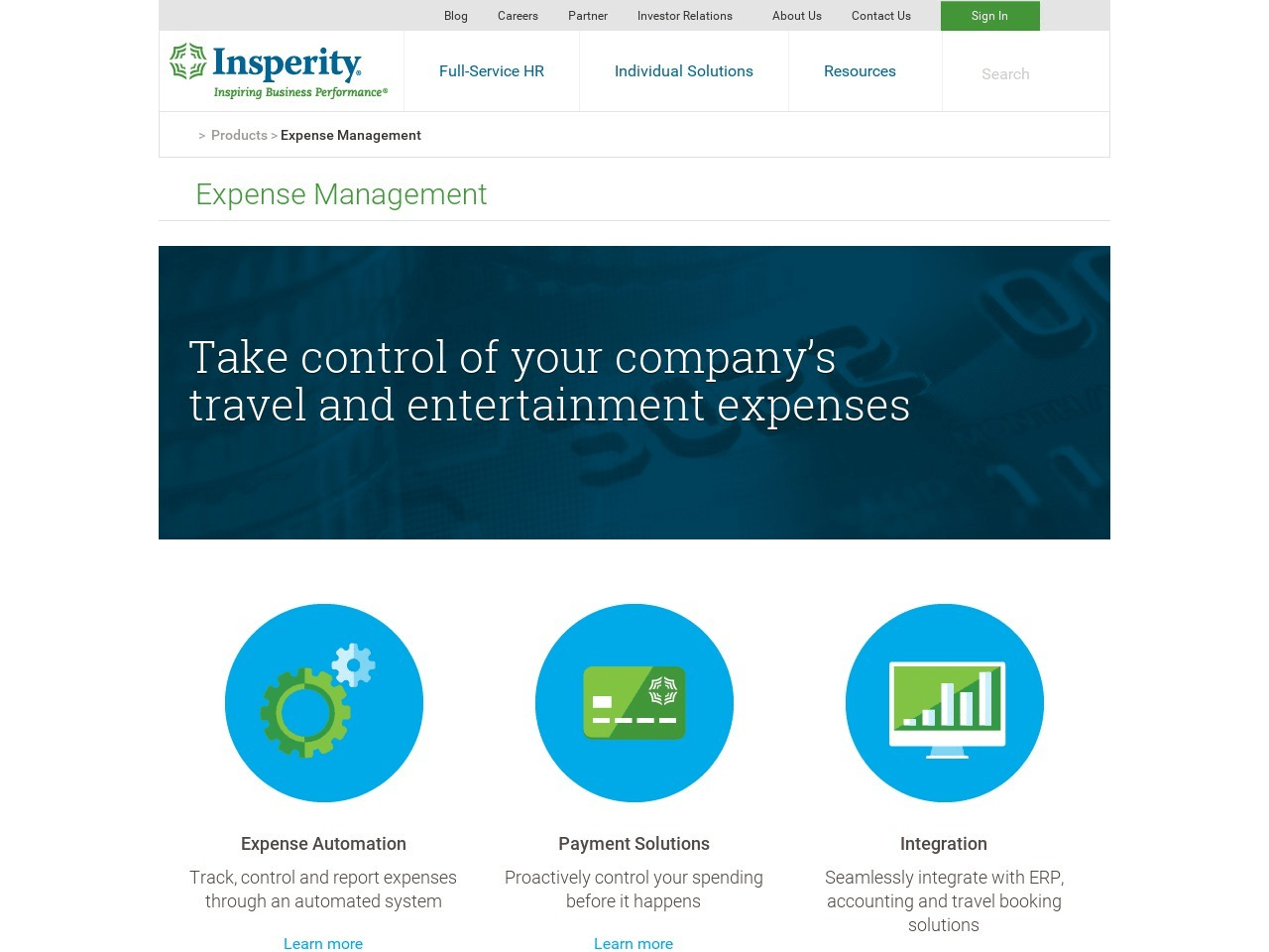 Insperity ExpensAble Screenshot