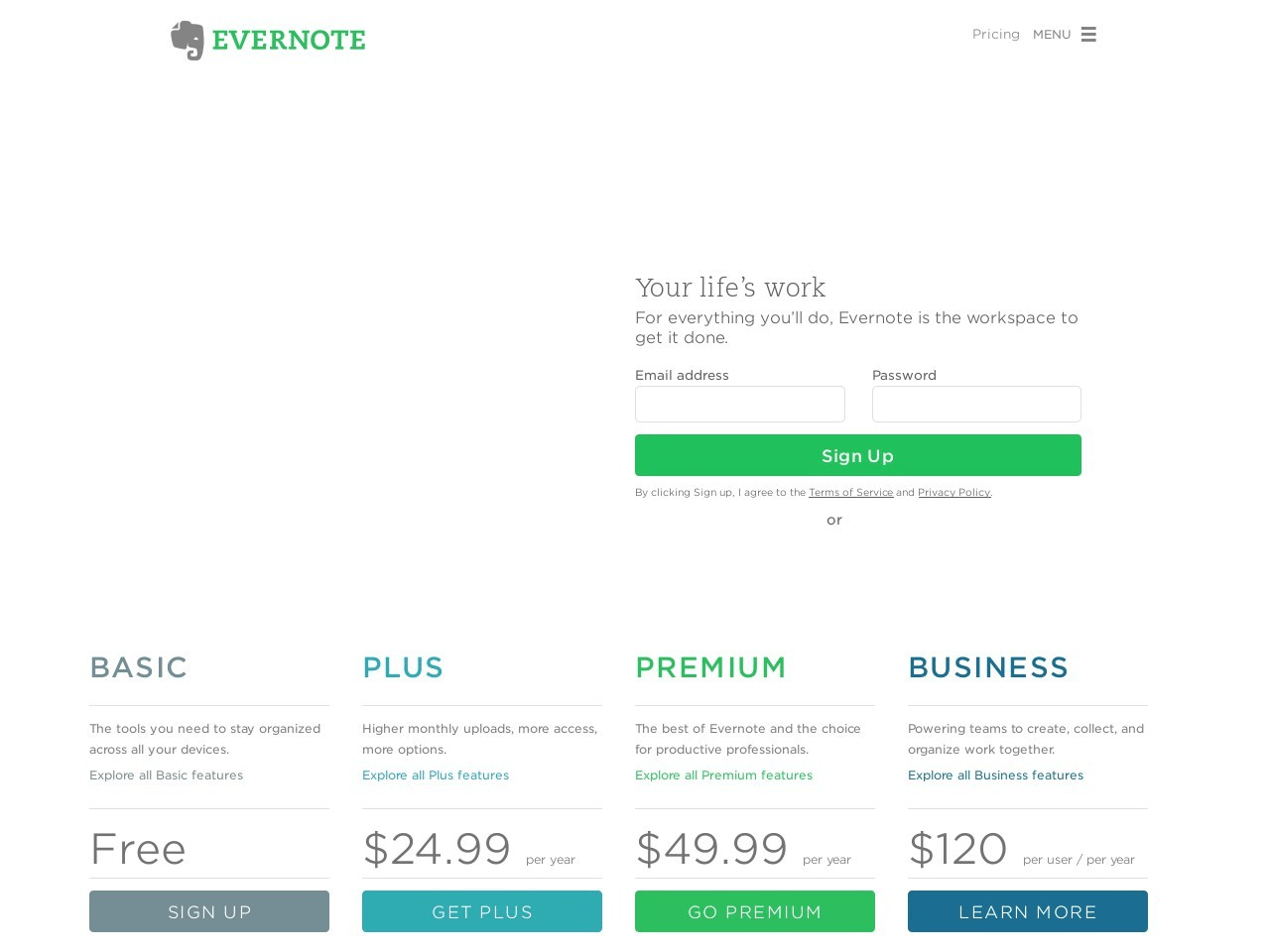 Evernote Screenshot
