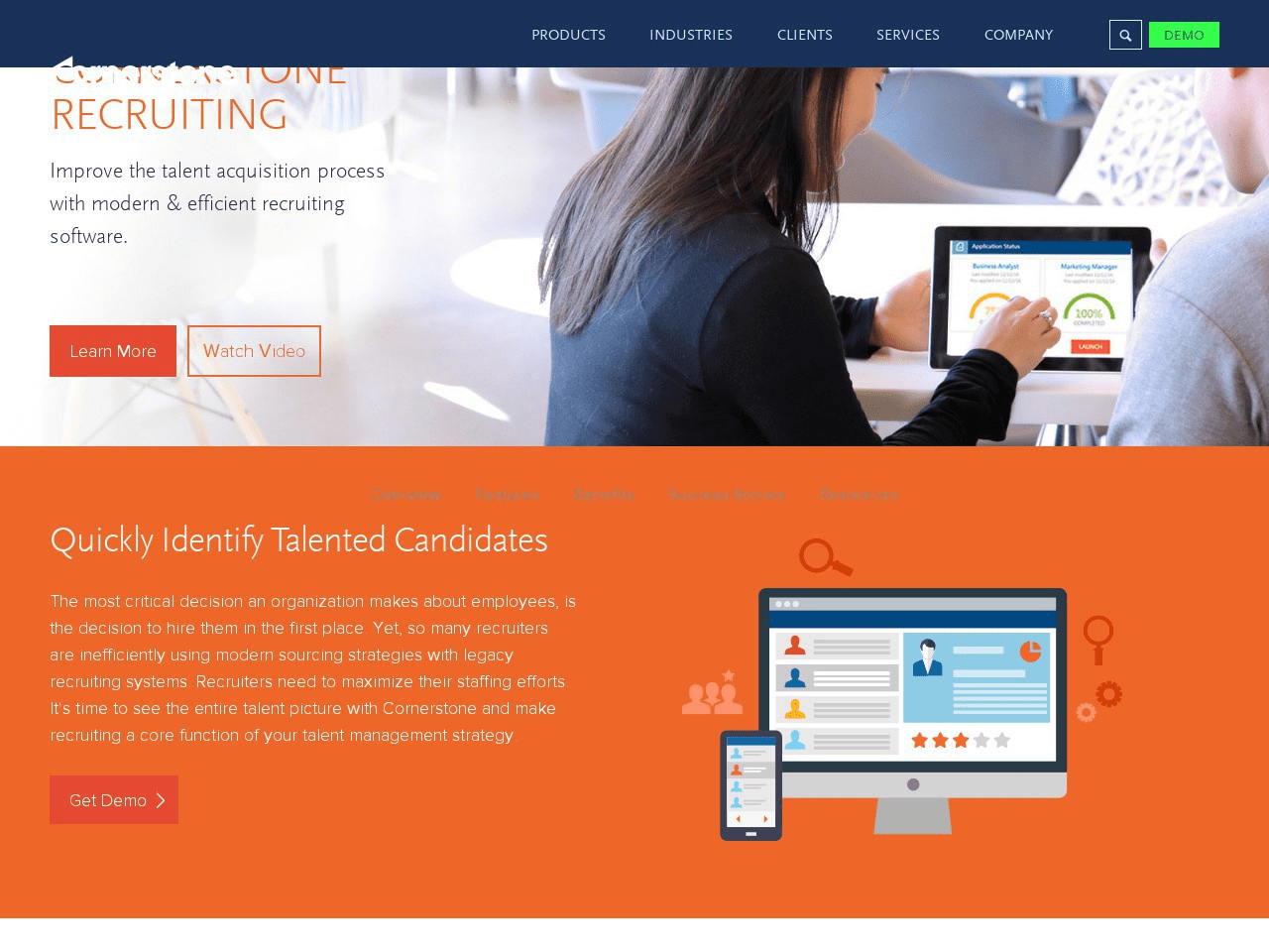 Cornerstone OnDemand Recruiting Cloud Screenshot