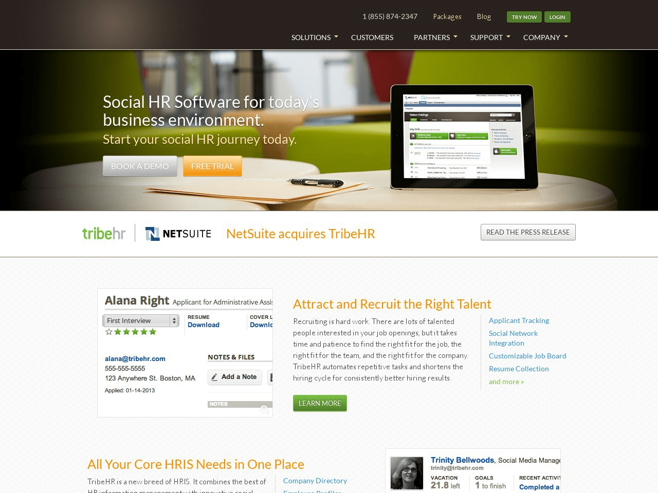 TribeHR Screenshot