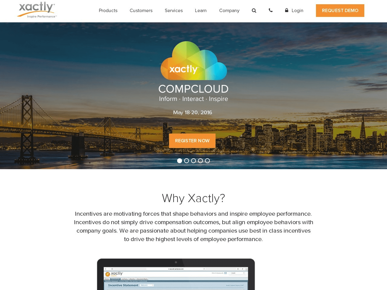 Xactly Incent Screenshot