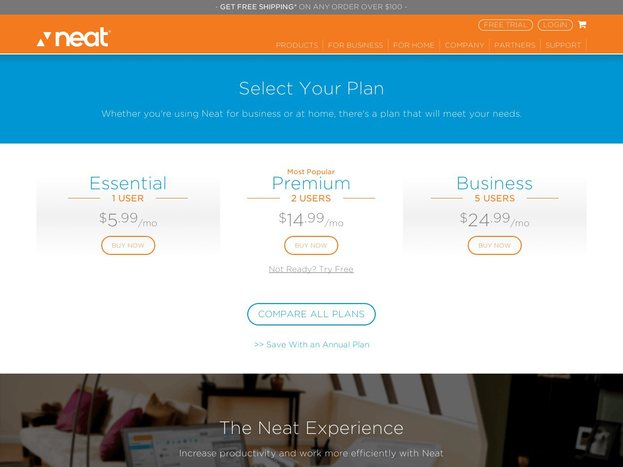 NeatCloud + NeatMobile Screenshot