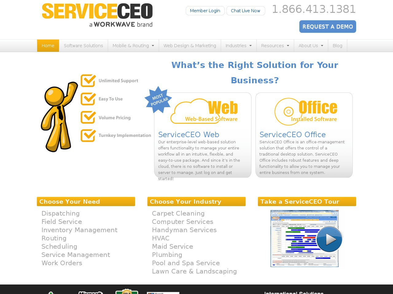 ServiceCEO (Insight Direct) Screenshot