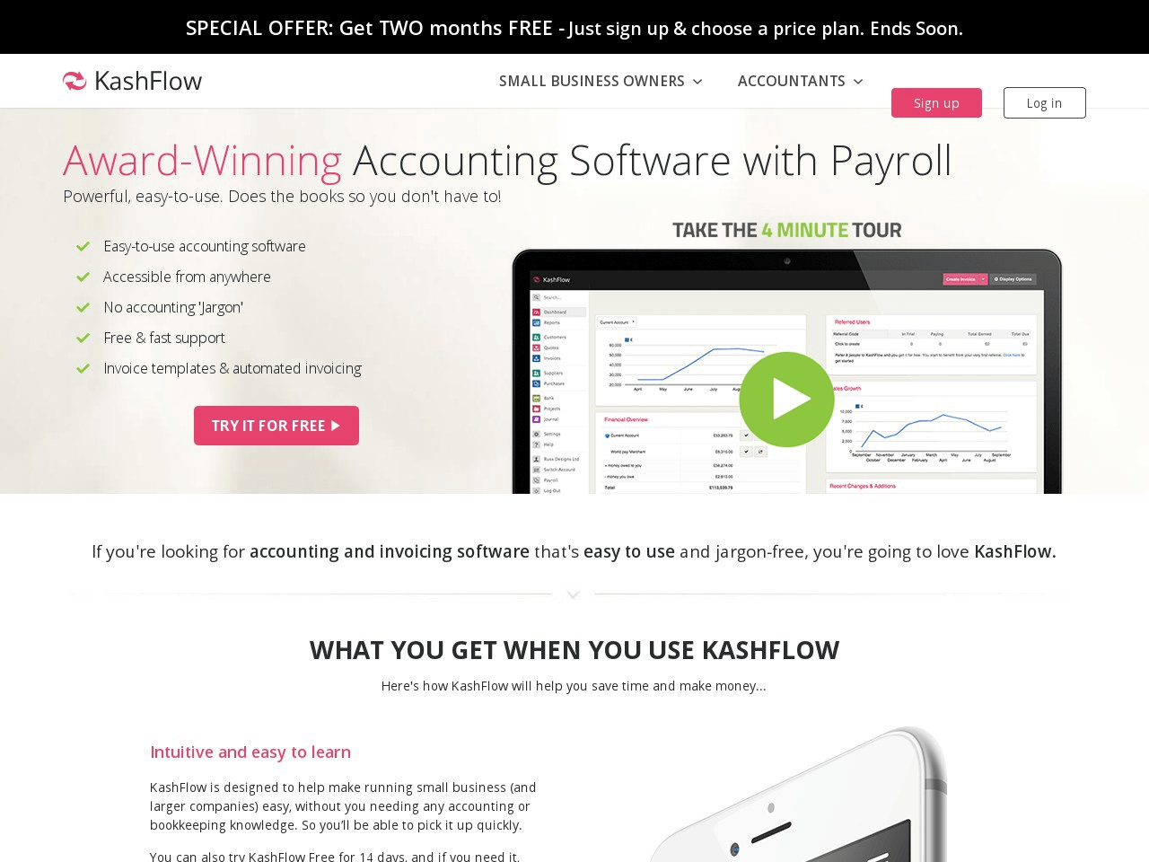 KashFlow Screenshot