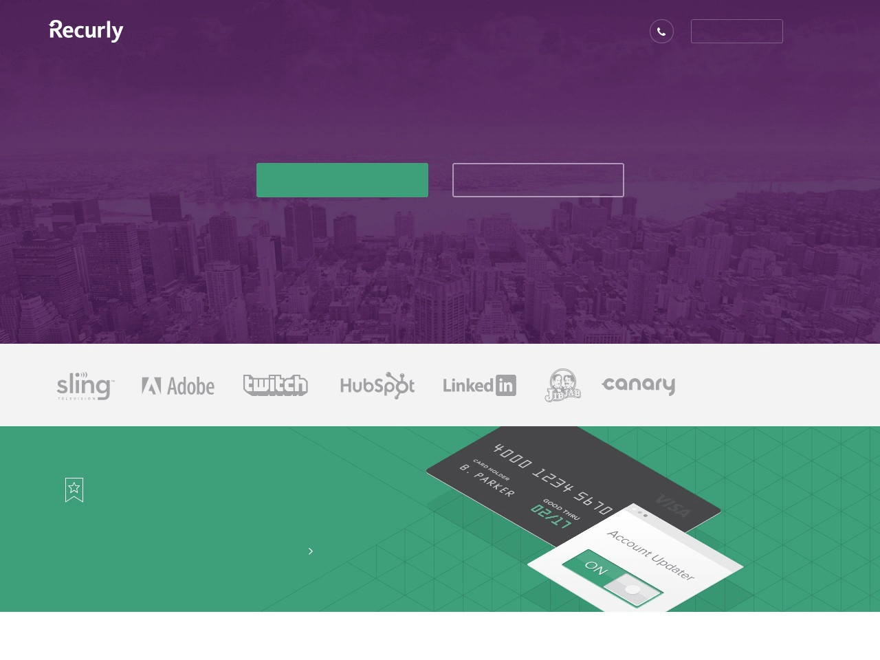 Recurly Screenshot