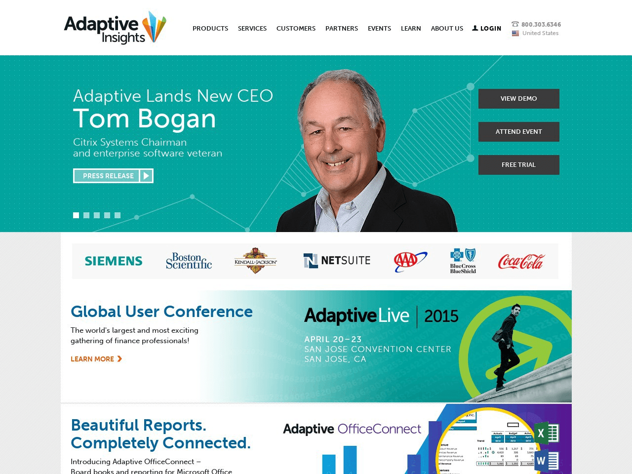 Adaptive Planning Screenshot