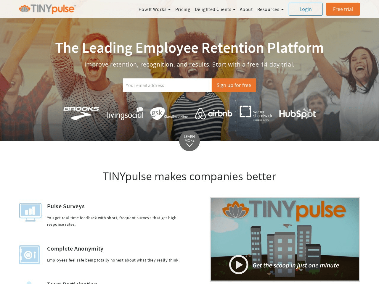 TINYpulse Screenshot