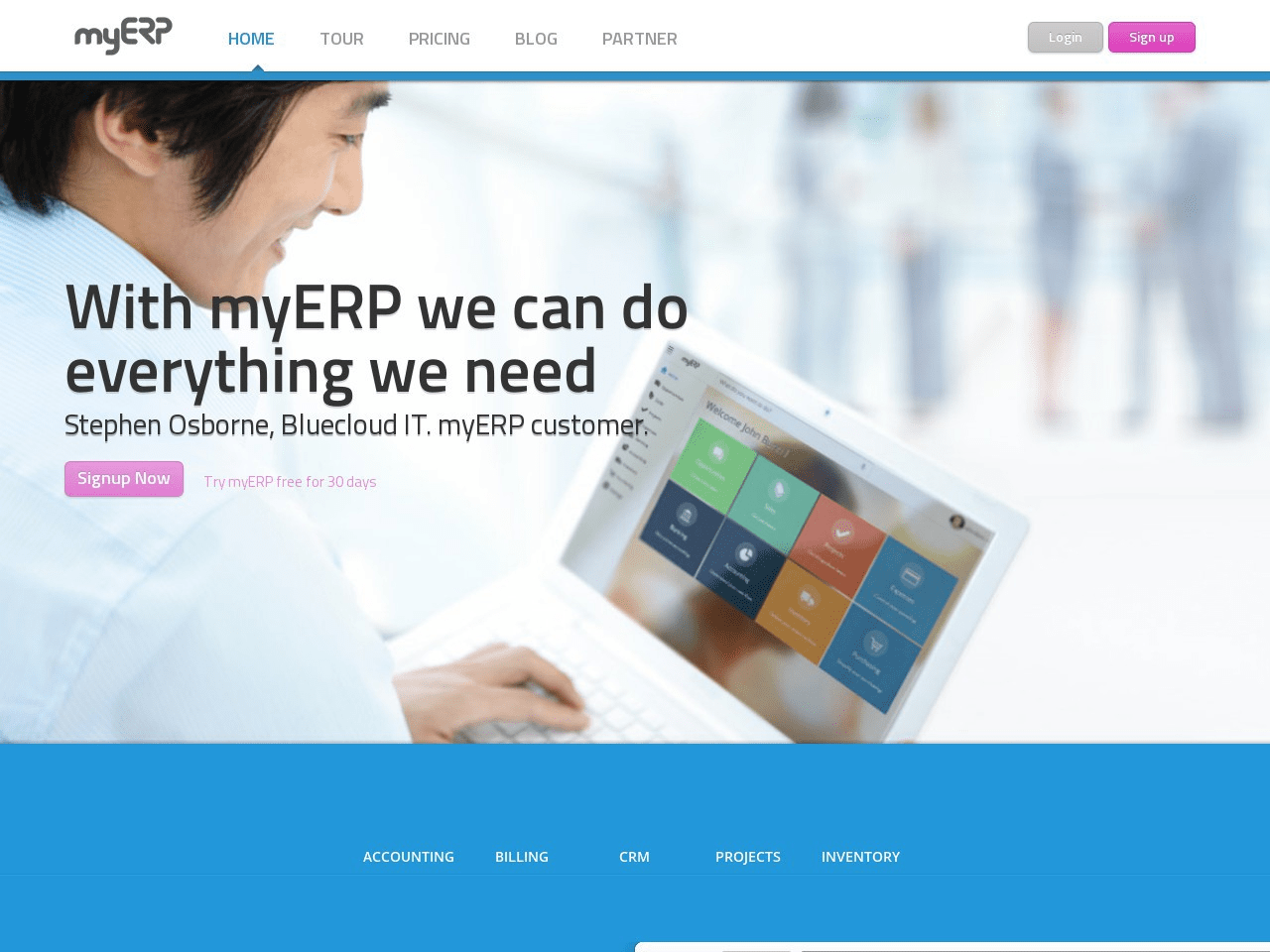 myERP Screenshot