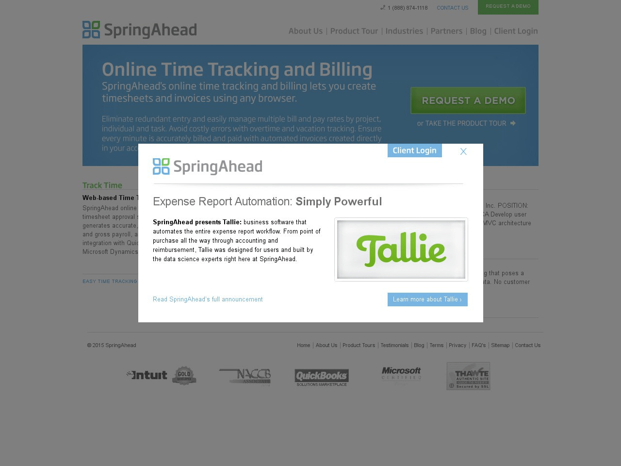 SpringAhead Screenshot