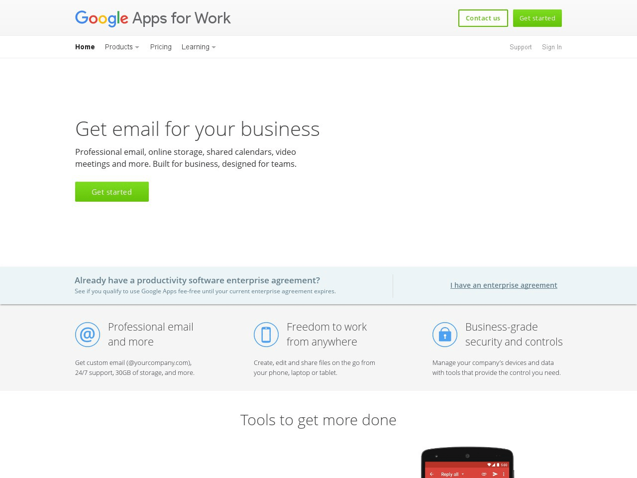 Google Apps Screenshot
