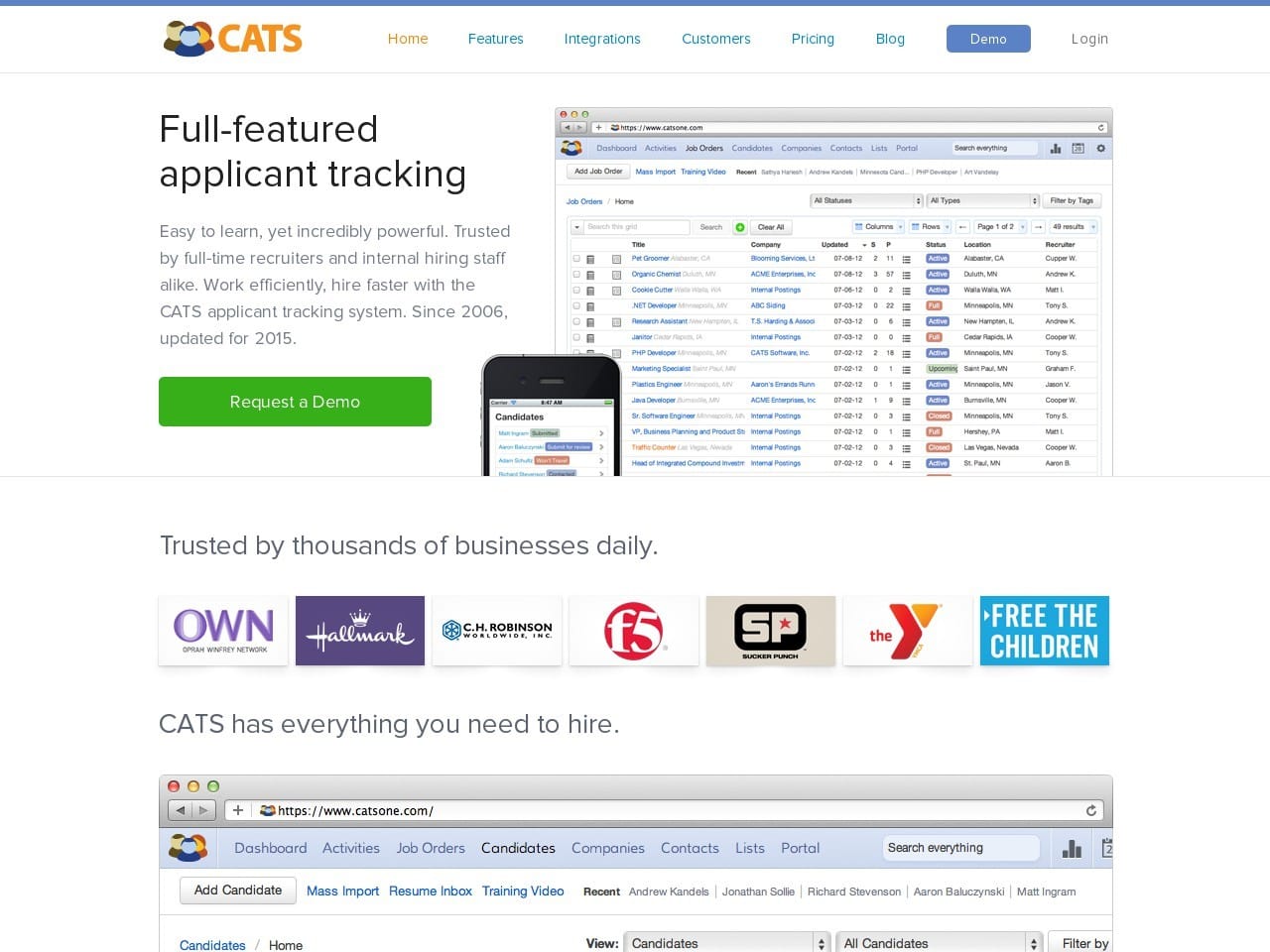 CATS Applicant Tracking System review by Inspector Jones