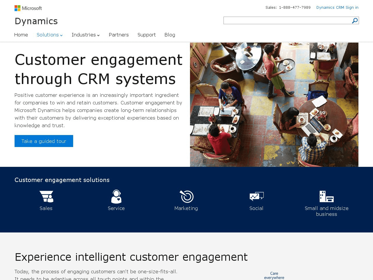 Microsoft Dynamics CRM Screenshot