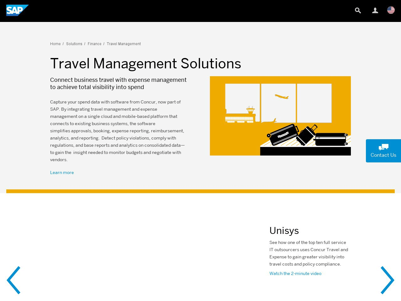 SAP Cloud for Travel and Expense Screenshot