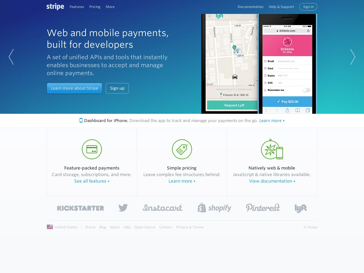 Stripe Screenshot