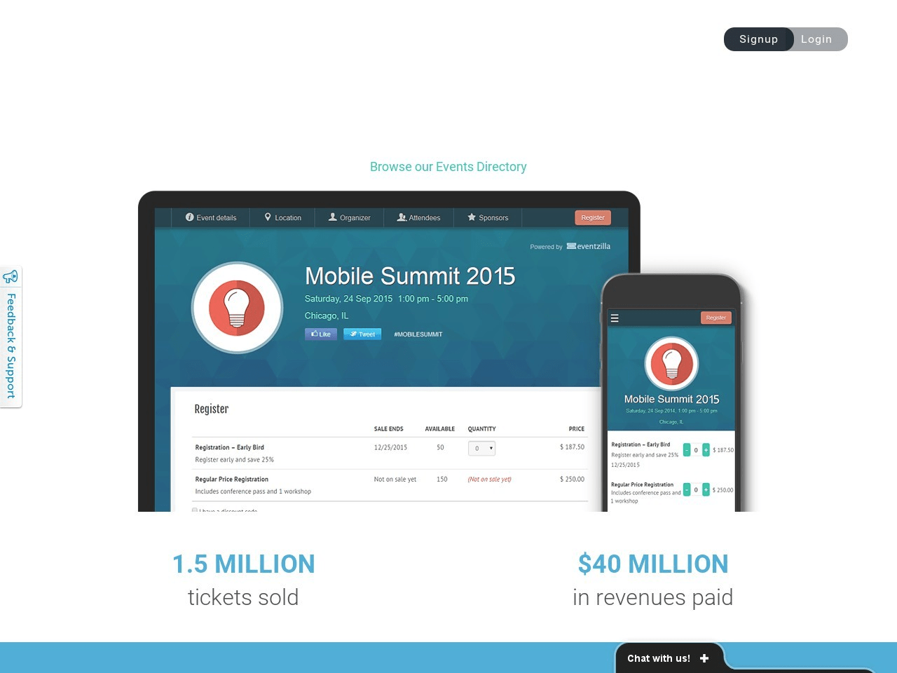 Eventzilla Screenshot