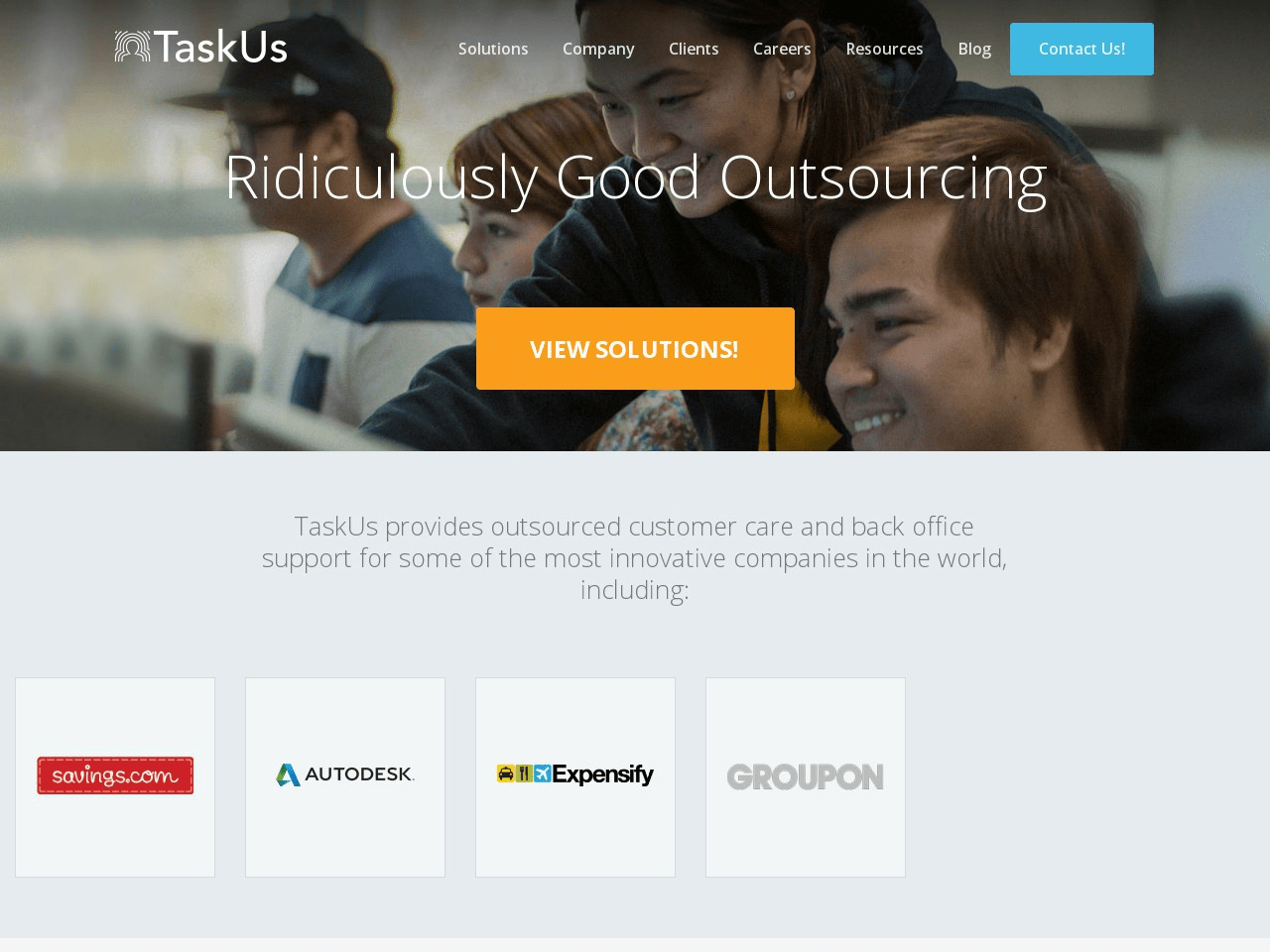 TaskUs Screenshot