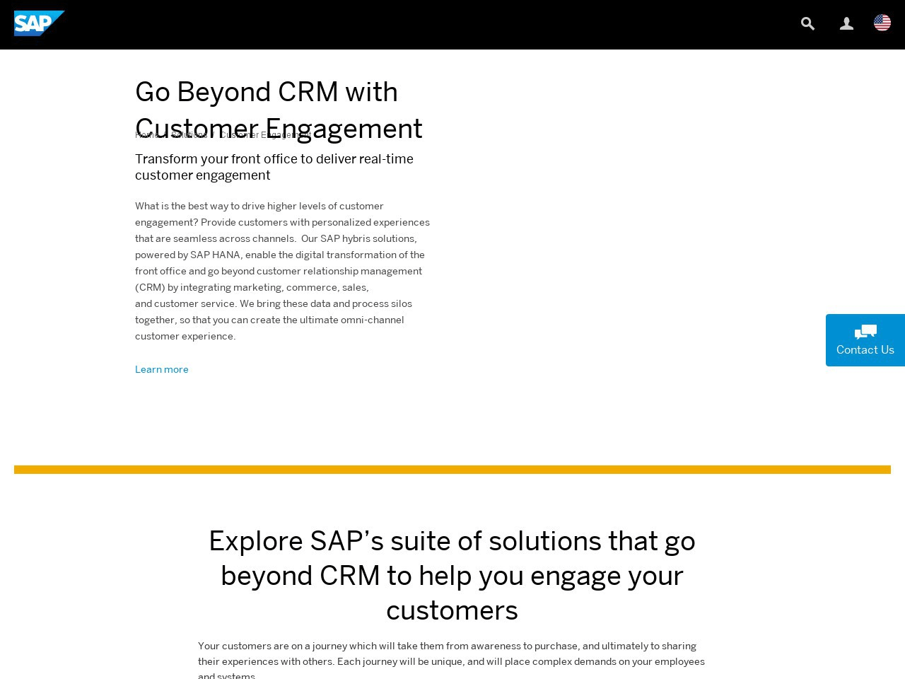 SAP CRM Screenshot