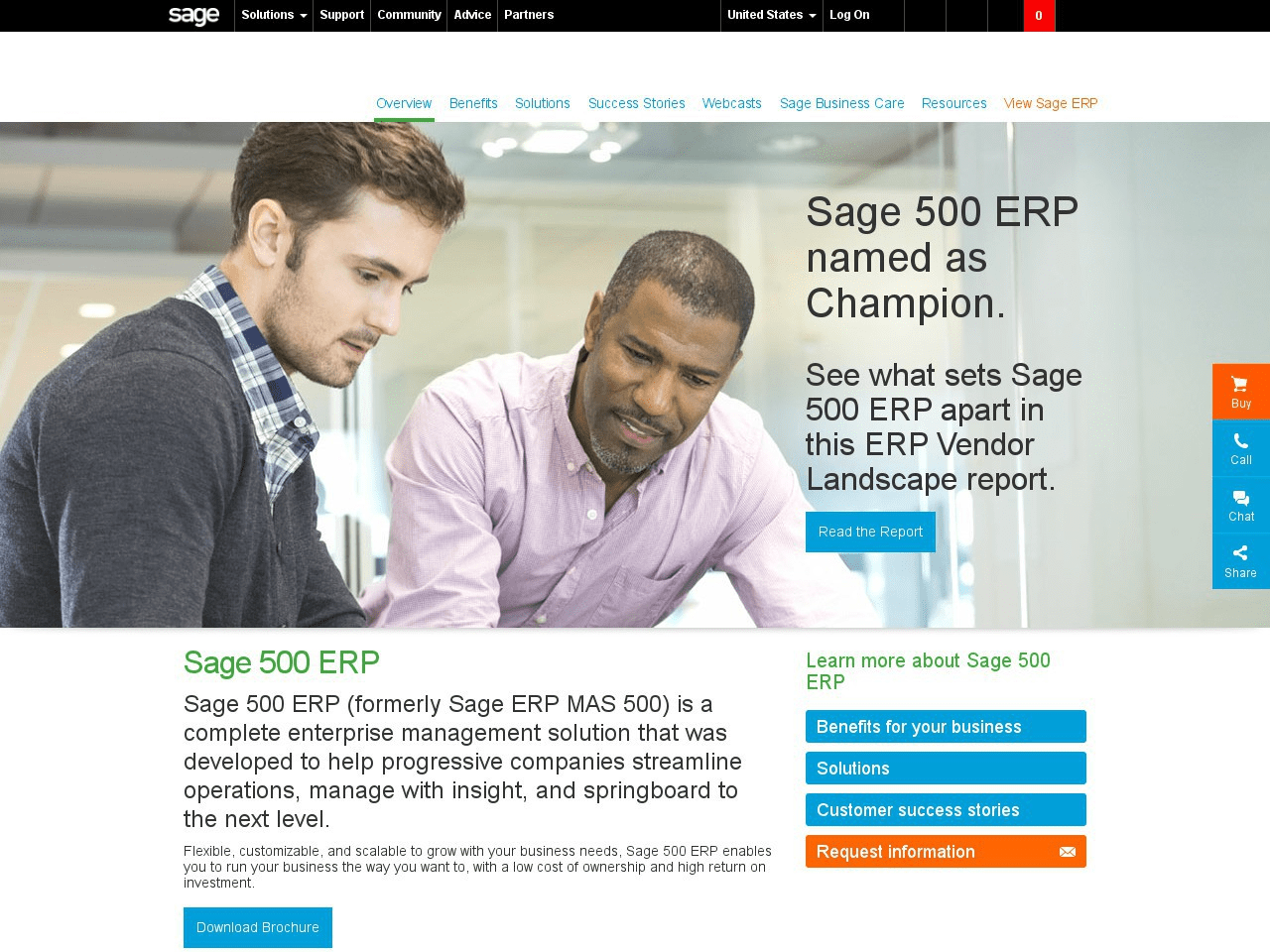Sage 500 ERP Screenshot