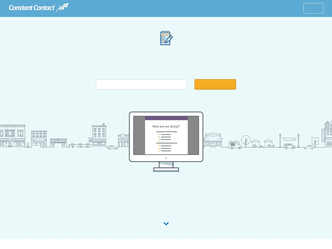 Constant Contact Online Surveys Screenshot