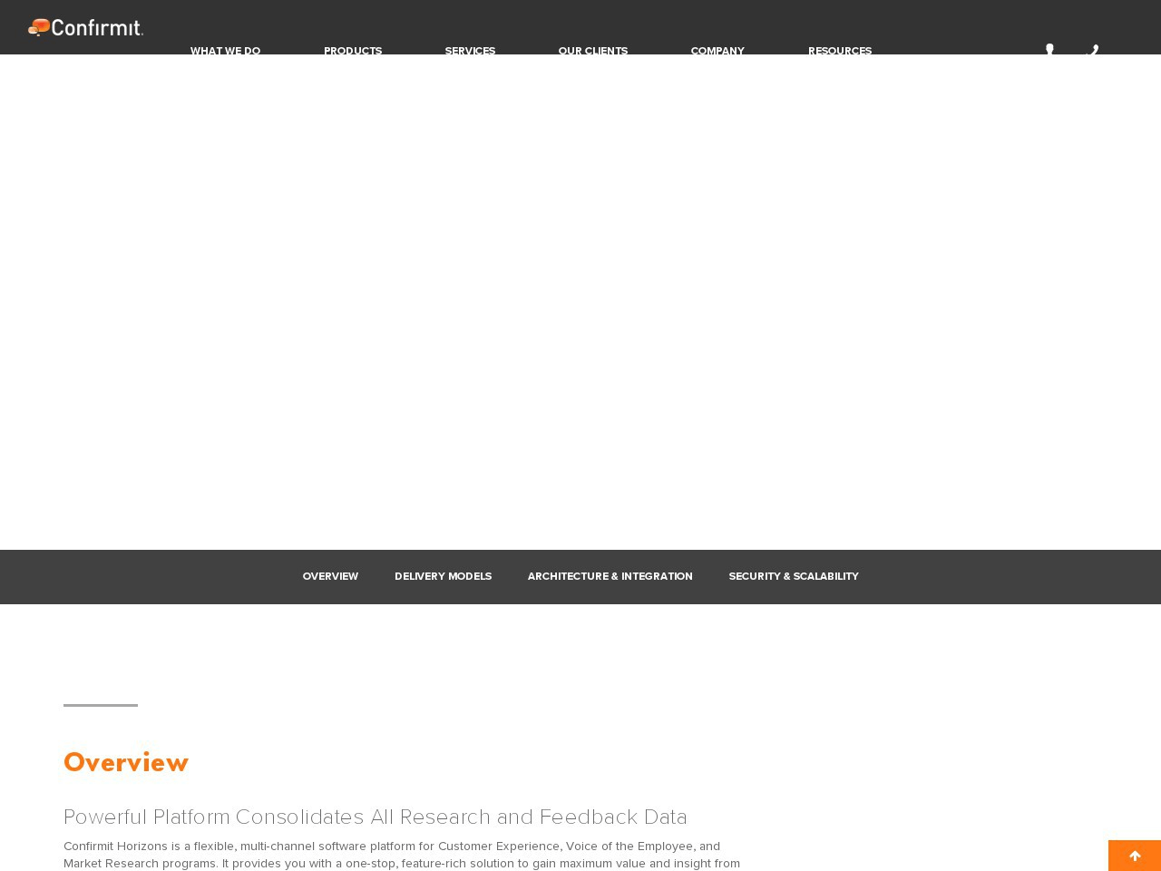Confirmit CustomerSat Screenshot