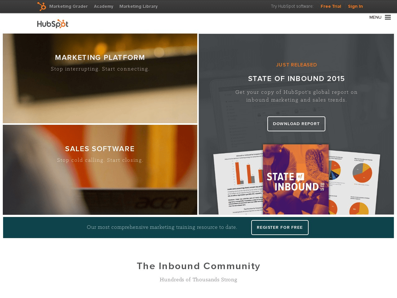 Hubspot Screenshot