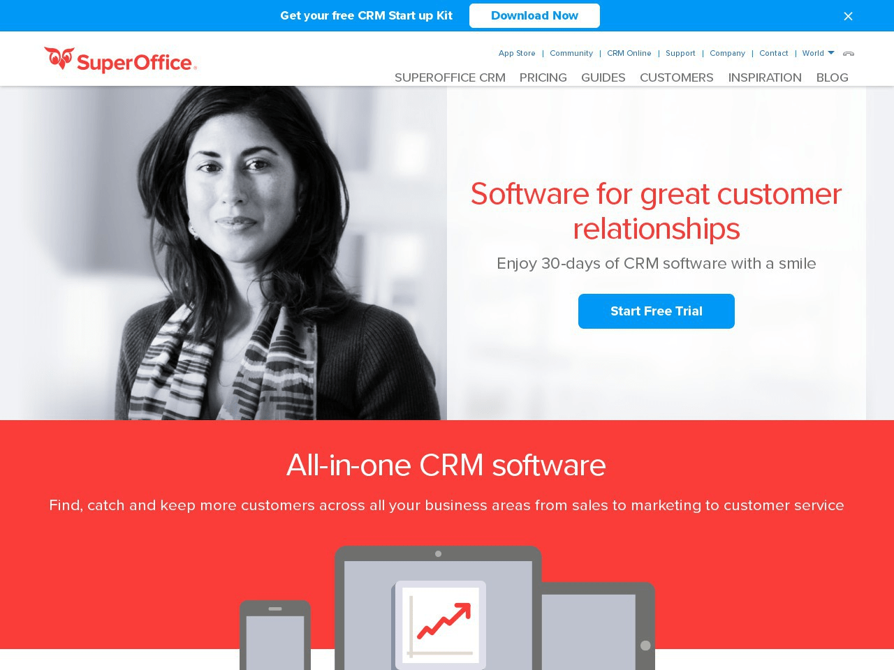SuperOffice CRM Screenshot