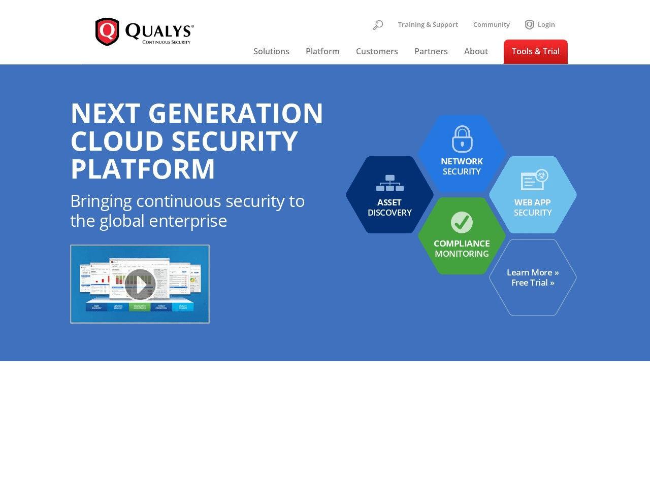 QualysGuard Screenshot