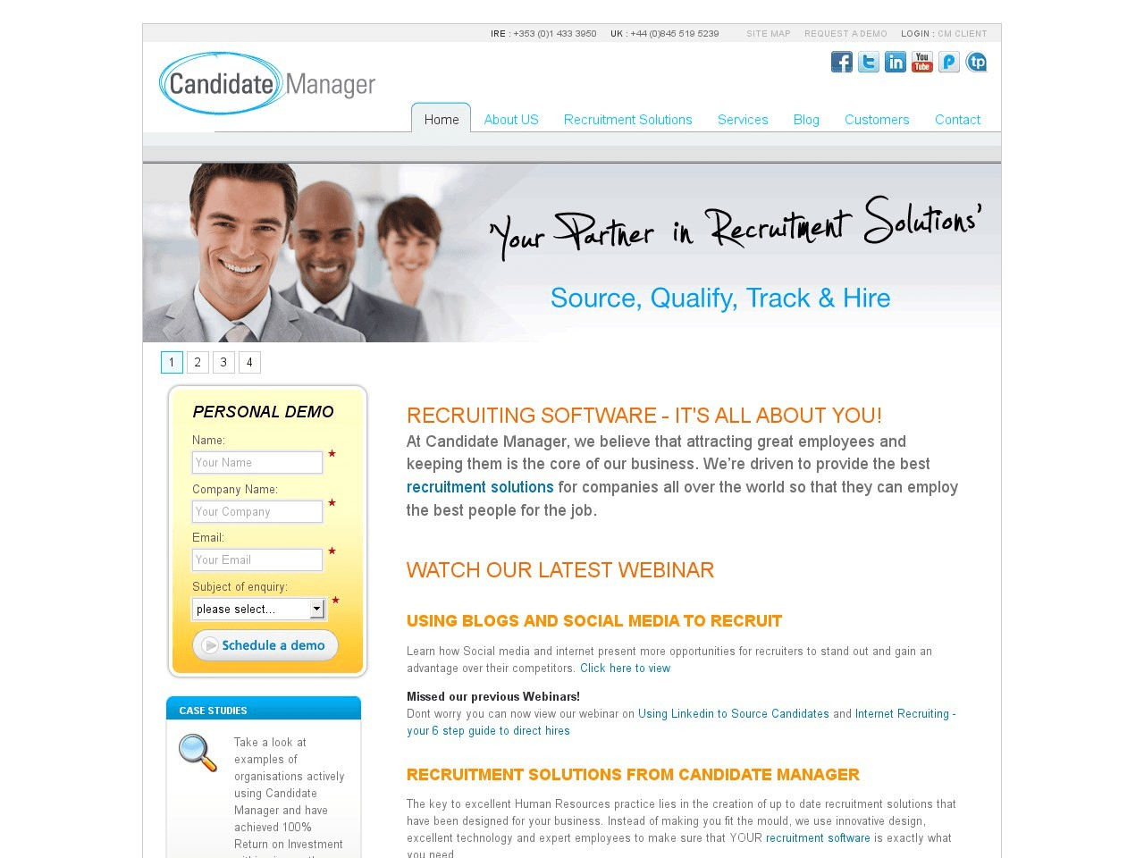Candidate Manager Screenshot