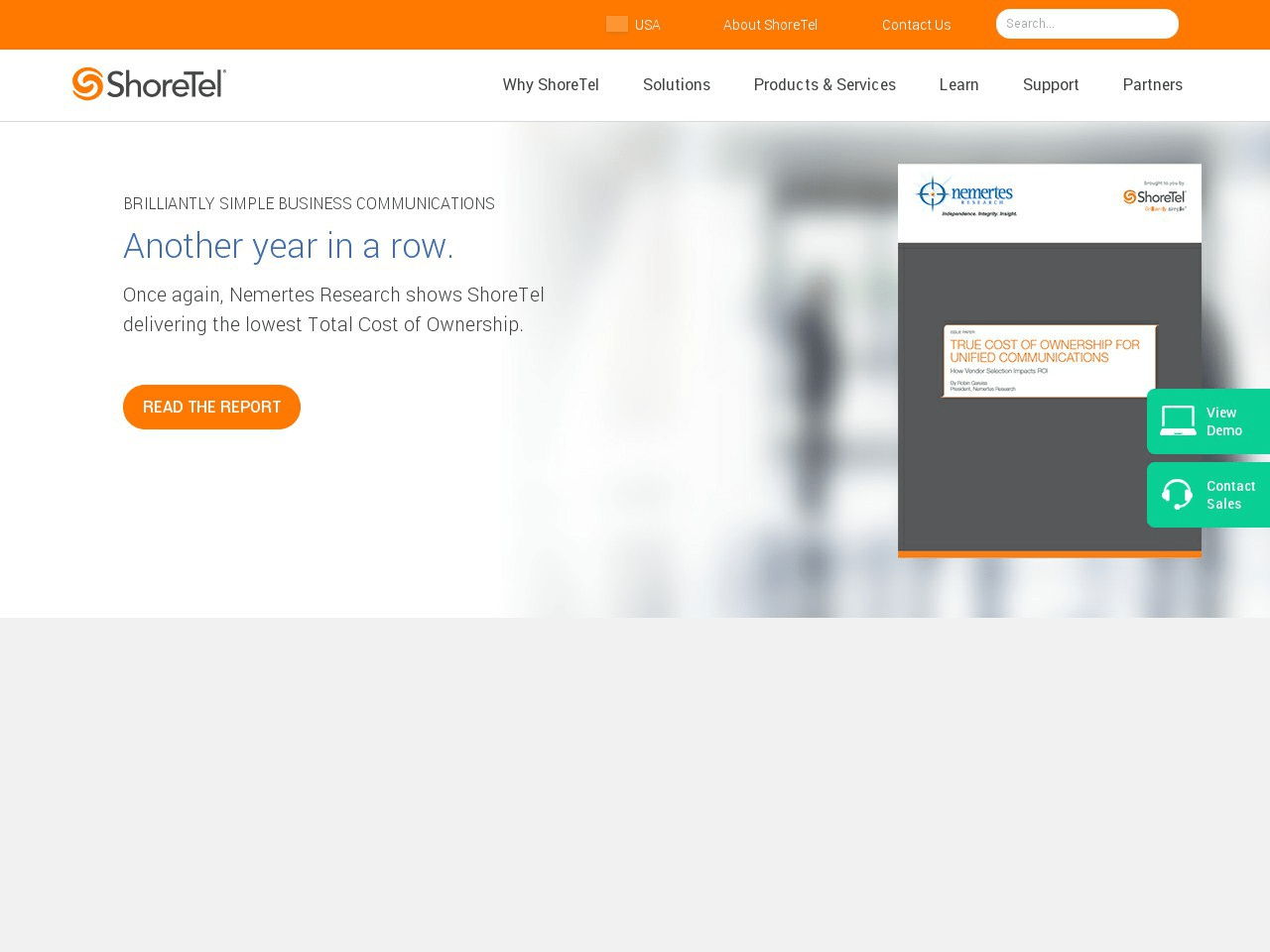 ShoreTel Hosted VoIP Screenshot