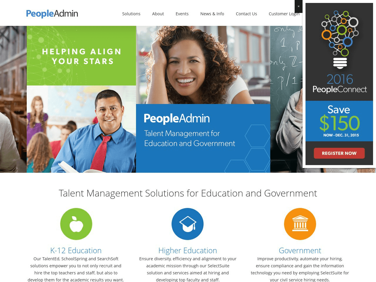 PeopleAdmin Screenshot