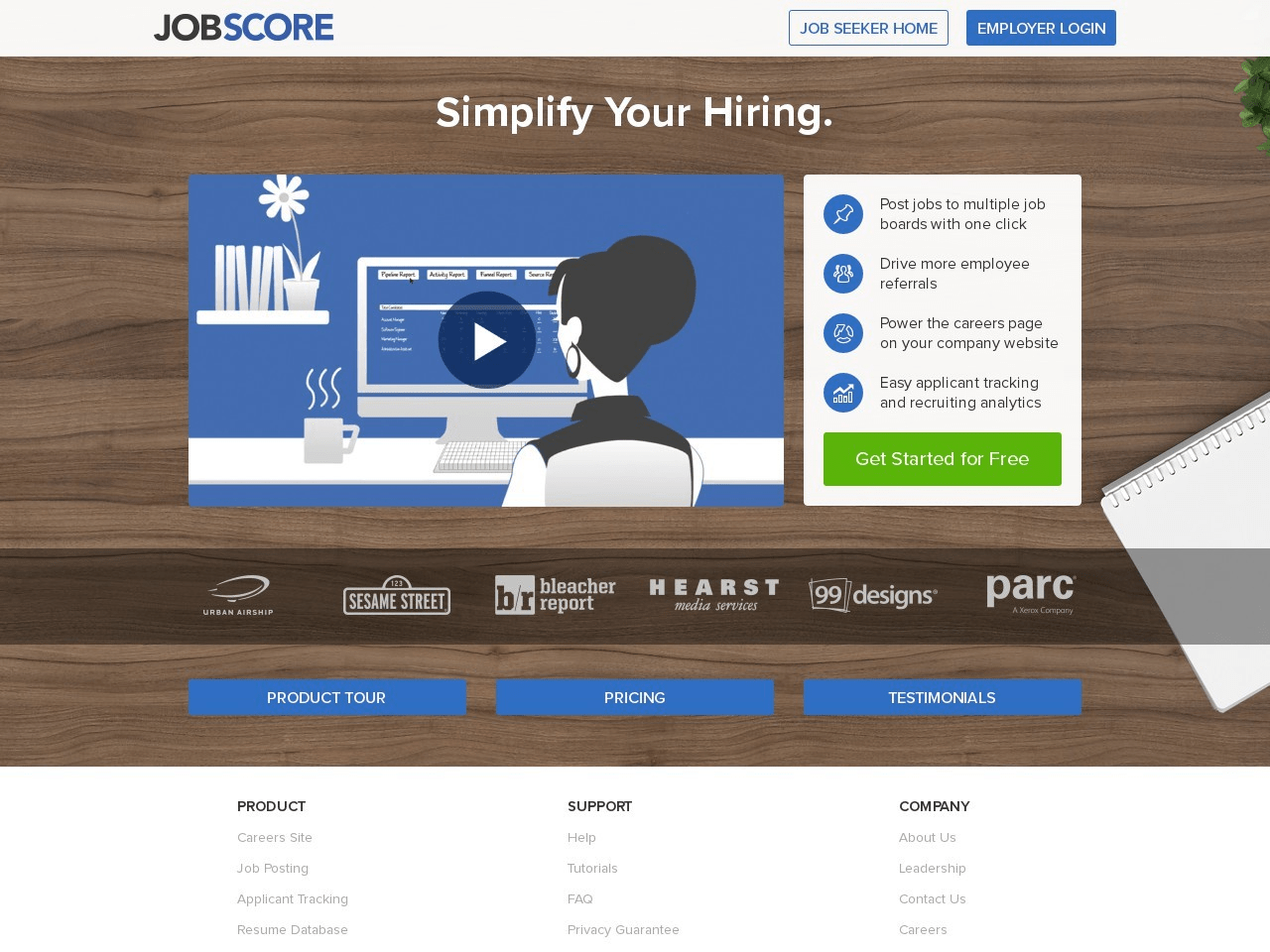 JobScore Screenshot