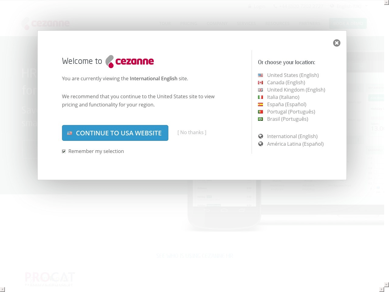 Cezanne OnDemand Screenshot