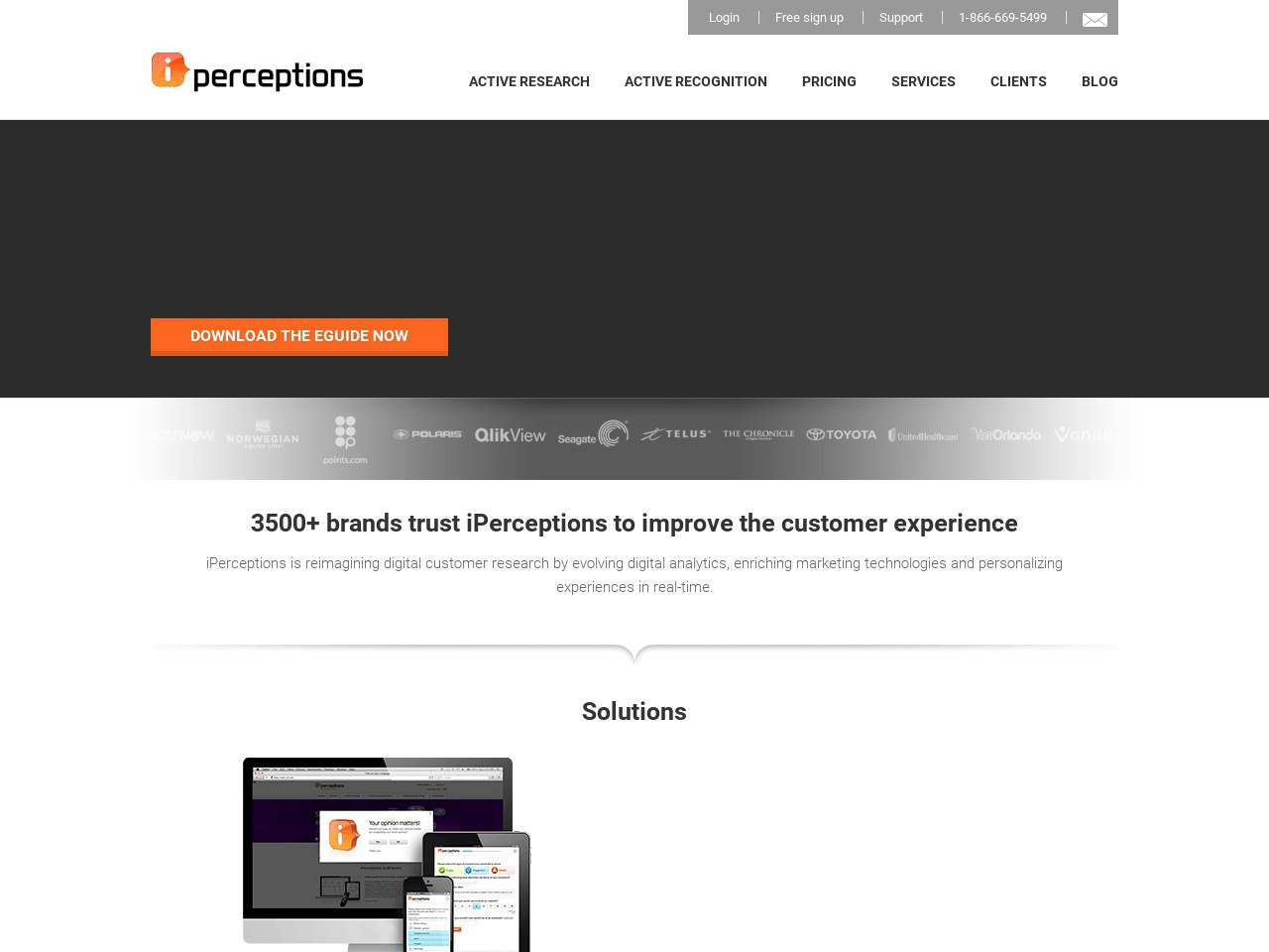 iPerceptions Screenshot