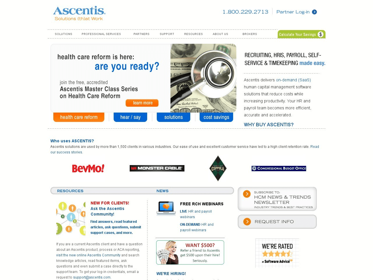 Ascentis Screenshot