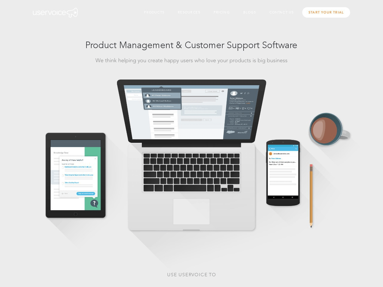 UserVoice Screenshot